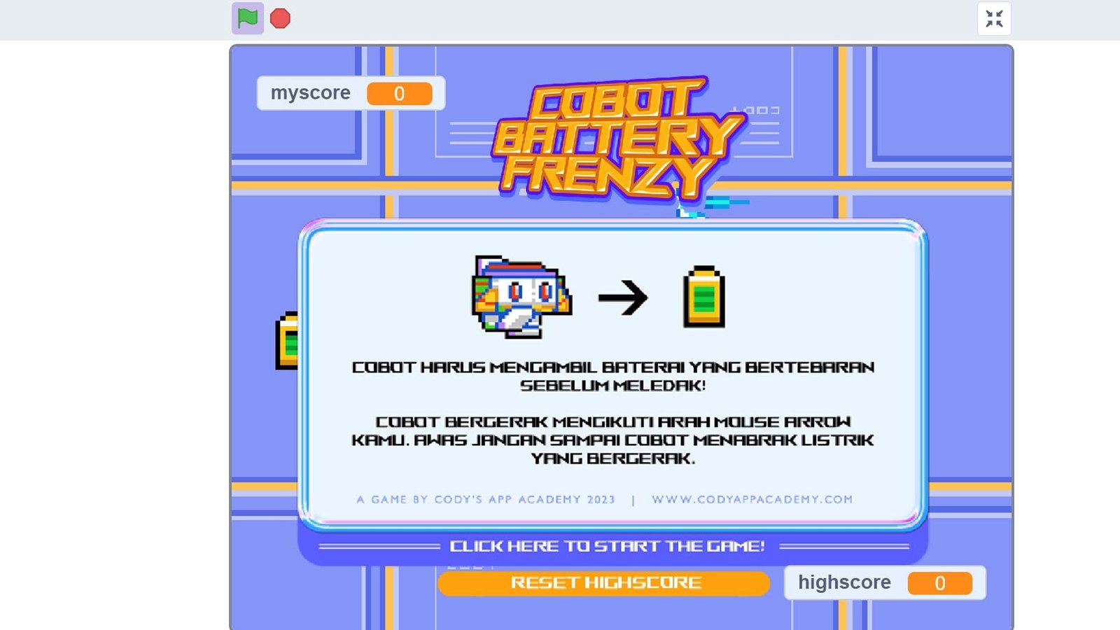 Cuplikan Cobot Battery Frenzy karya Cody's App Academy