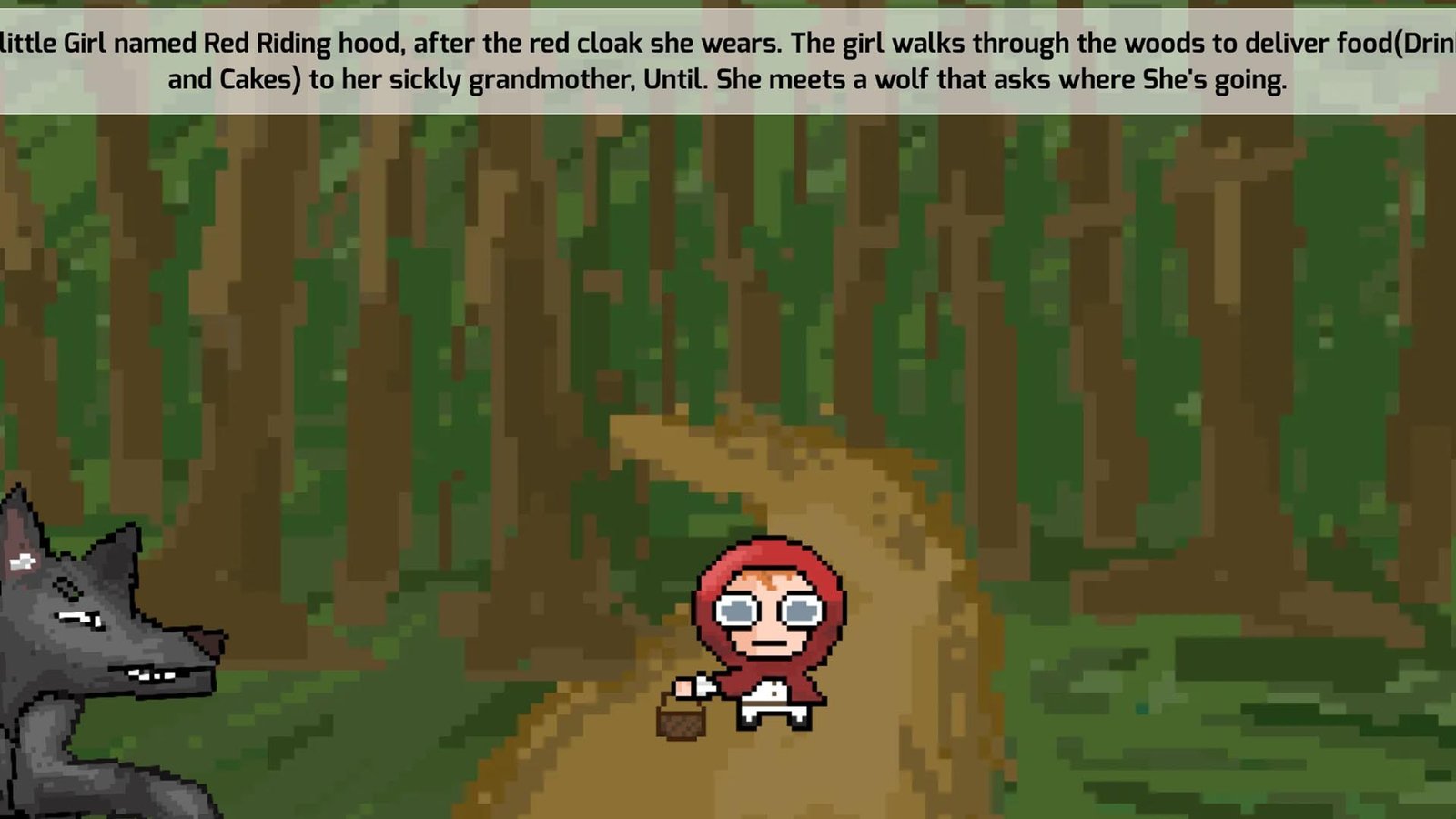 Cuplikan Red Riding Hood Ultimate Story karya Mikhayla Aldiha Syafri